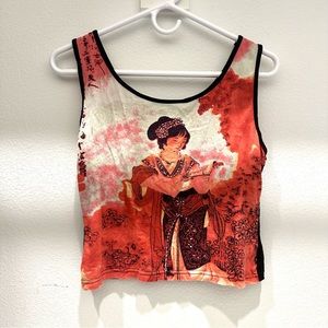 PRINTED TANK TOP